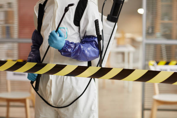 Professional Blood Cleanup technician working in Fairfield, WA